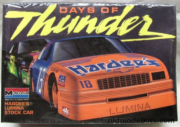 Monogram 1/24 Days of Thunder Hardee's Chevrolet Lumina Stock Car, 2920 plastic model kit